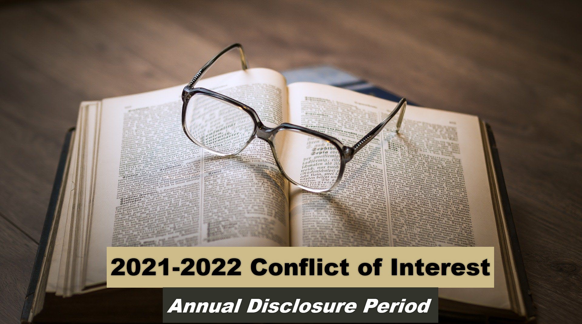 conflict of interest flyer 21-22