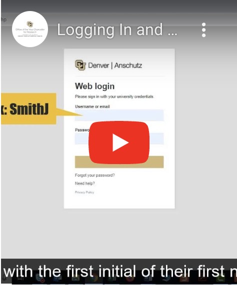 Logging in video screencapture