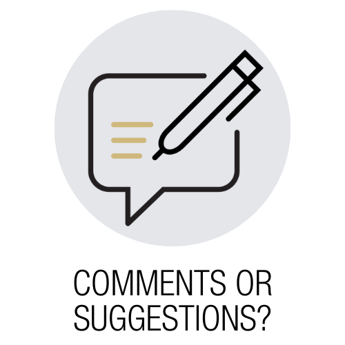 Comments or Suggestions?