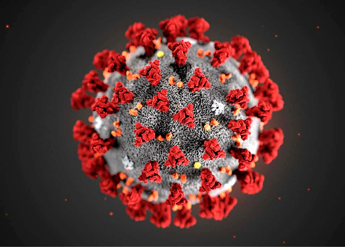 covid virus particle