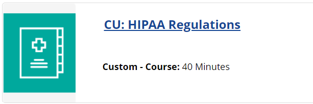 HIPAA Skillsoft Training