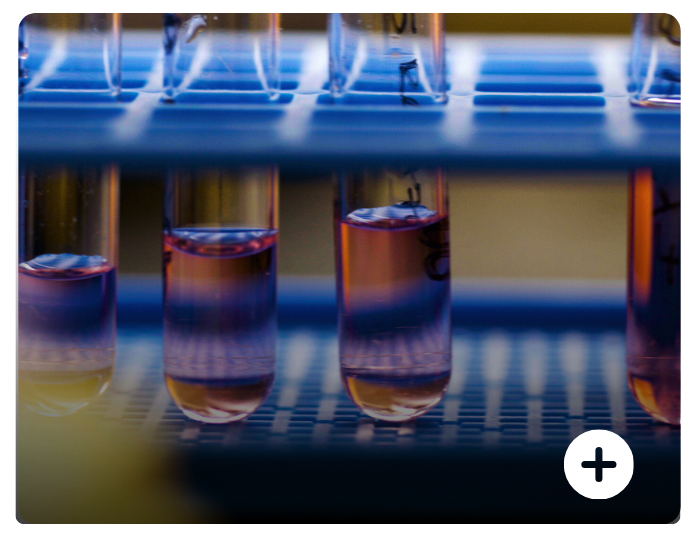 Image of Test Tubes with Plus sign