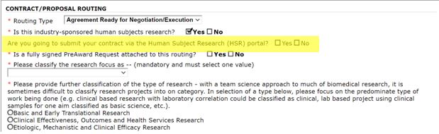 Contract Proposal routing