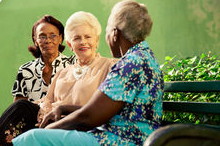 Group of old women